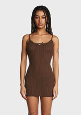 Cocoa Doesn't Phase Me Mini Dress