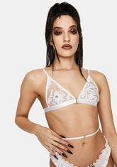 White Cosmo Bralette
