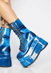Color Shift Vampyro Platform Boots
