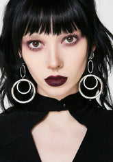 On Target Drop Earrings