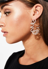 Hella Sprung Spiral Earrings