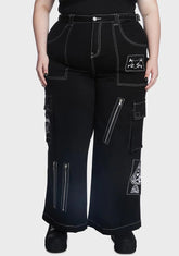 Plus Alone Is Where The Heart Is Cargo Pants