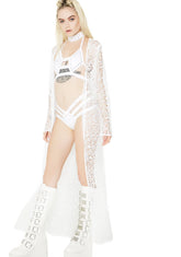 Moon Gazer Mesh Kimono