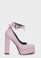 Pink Afterglow Platform Heels