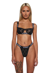 Playboy Bunny Noir 2-Piece Set - Black