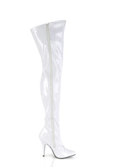 Seduce-3000 Thigh High Boots-White