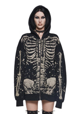 Skeleton Stories Oversized Hoodie