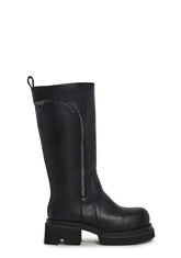 Small Town Girl Platform Boots - Black