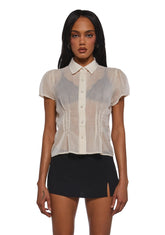 Total Charm Chiffon Blouse