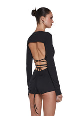 Signal Open Back Romper