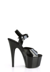 Adore-708N Platform Ankle Strap Sandals-Black