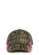 Embroidered Camo Flame Hat