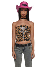 Leopard Tube Top
