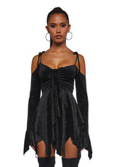 F is For Fairies® Handkerchief Dress - Glitter Velour