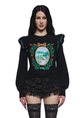 Snowbound Heirloom Knit Sweater