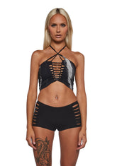 Obscure Visions Tie Dye Halter Top