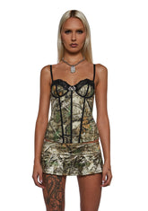 APX Camo Corset Top