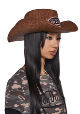 Von Dutch Cowboy Hat - Brown