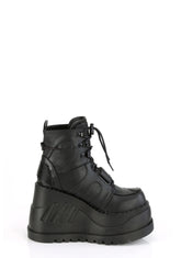 Stomp-13 Platform Wedge Ankle Boots