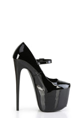 Jubilant-28 Platform Mary Jane Pumps-Black