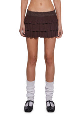 Study Sesh Ruffled Skirt