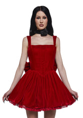 Radiant Occasions Corset Dress - Red