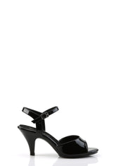 Belle-309 Platform Ankle Strap Sandals-Black