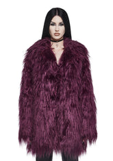 Grim Grace Shag Faux Fur Jacket