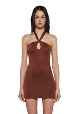 Too Many Dates Halter Dress