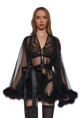 Hollywood Glam Luxury Mini Robe