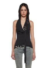 Enemies To Lovers Cowl Neck Top