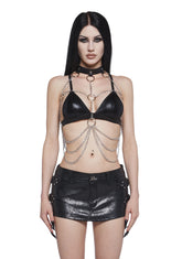 Enduring Haywire Chain Bra With Choker