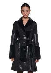 In The Twilight Faux Fur Coat