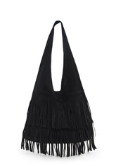 Total Authority Faux Suede Bag
