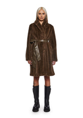Signal Maxi Faux Fur Coat