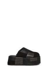 Gritty Rebel Platform Clogs - Black