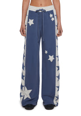 Starry Wide Leg Joggers