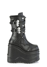 Wave-150 Platform Mid-Calf Boots