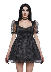 Dark Bidding Babydoll Dress