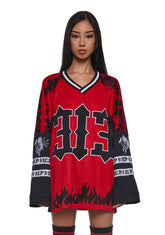 313 Hotline Oversized Jersey Tee