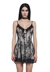 Dove Faithfully Doomed Lace Dress