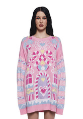 Chitter N' Chatter Oversized Sweater