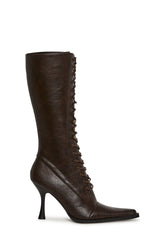 Tricks And Trials Lace Up Boots - Brown