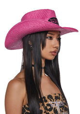 Von Dutch Cowboy Hat - Pink