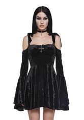 Nocturnal Elegance Mini Dress