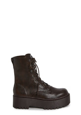 Renegade Combat Boots - Brown