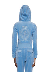 Crown Heritage Cotton Velour Hoodie