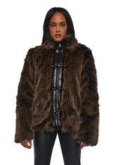 High Society Babe Faux Fur Coat