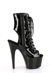 Adore-1016 Platform Ankle Boots-Black