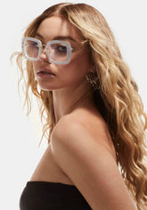 Silver Undercover Oversized Sunglasses